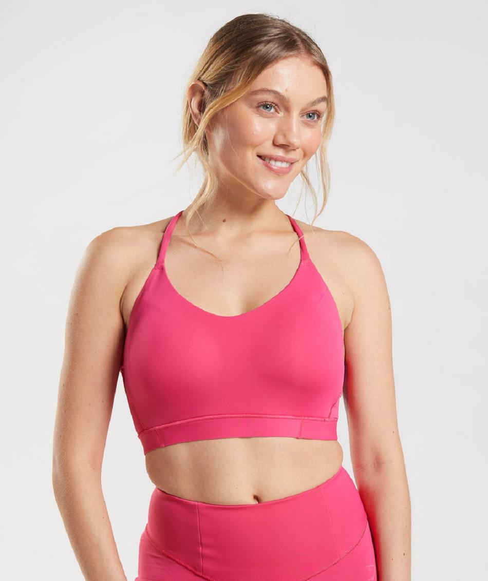 Sujetadores Deportivos Gymshark Studio Mujer Rosas | CO 2206WNB